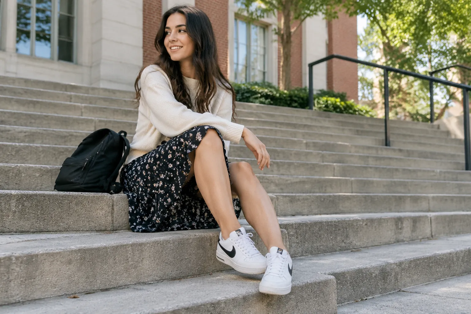 Best Sneakers to Wear With Skirts and Dresses on Campus