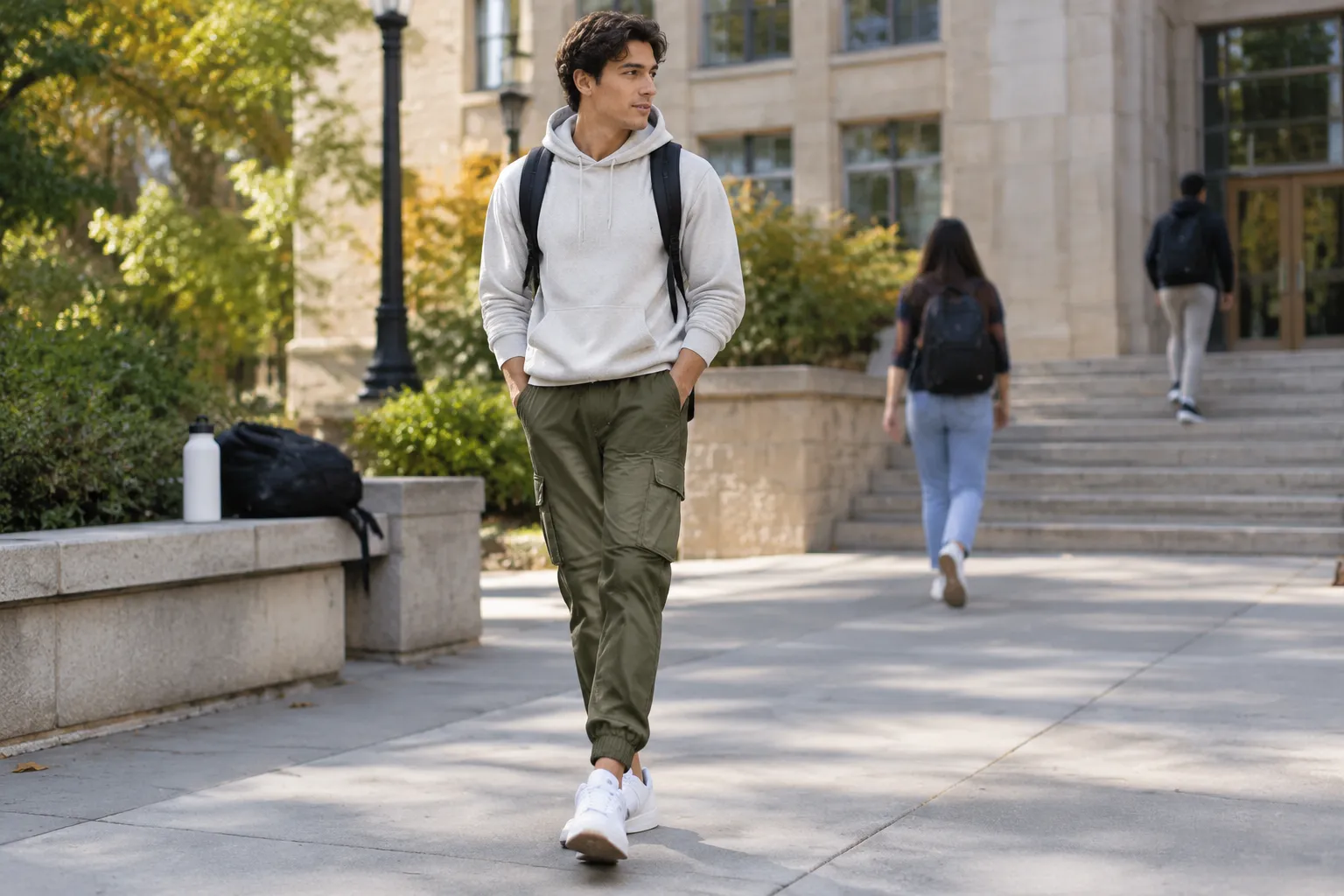 Cargo Joggers Styling Ideas for Sports-Casual Campus Weeks