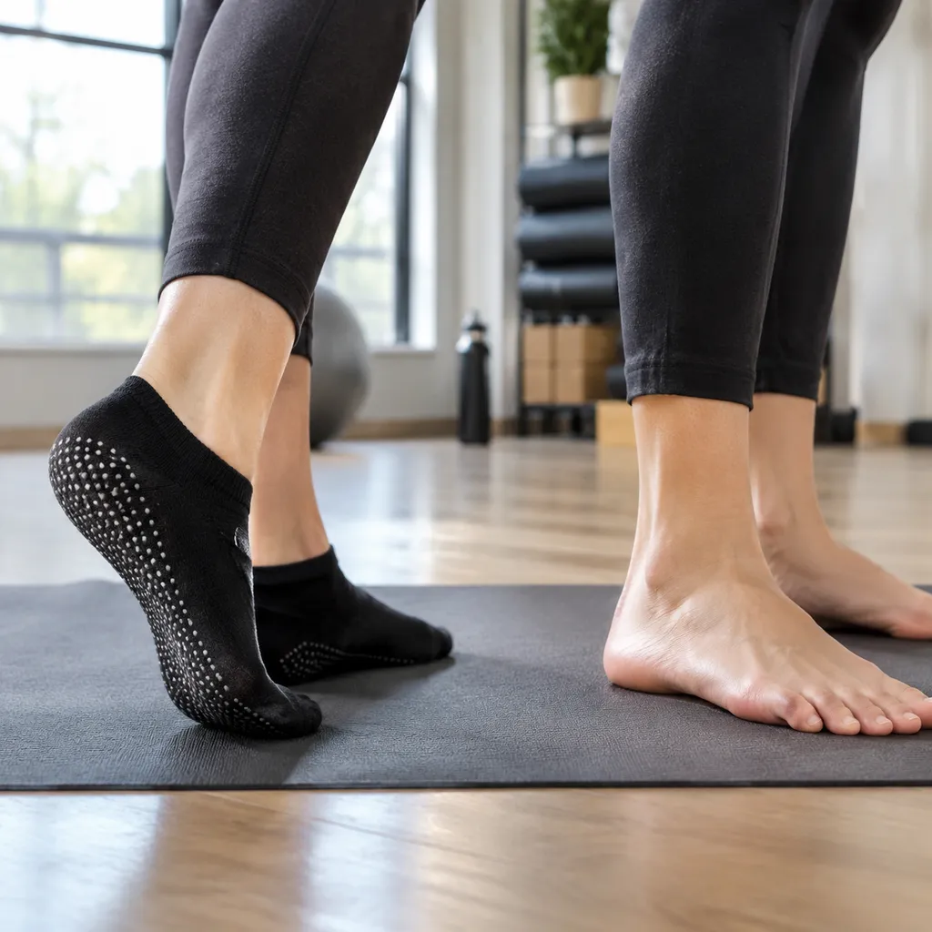 Grip Socks vs Barefoot for Studio Classes: What Helps