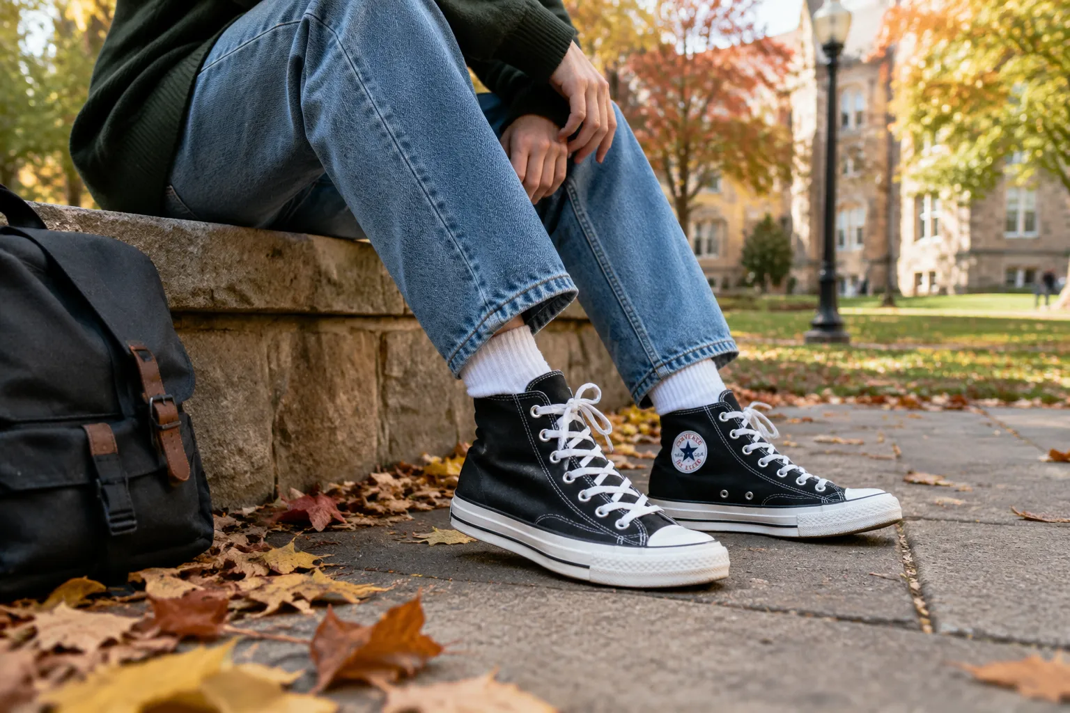 High-Top Sneakers Worth Wearing With Autumn Campus Outfits