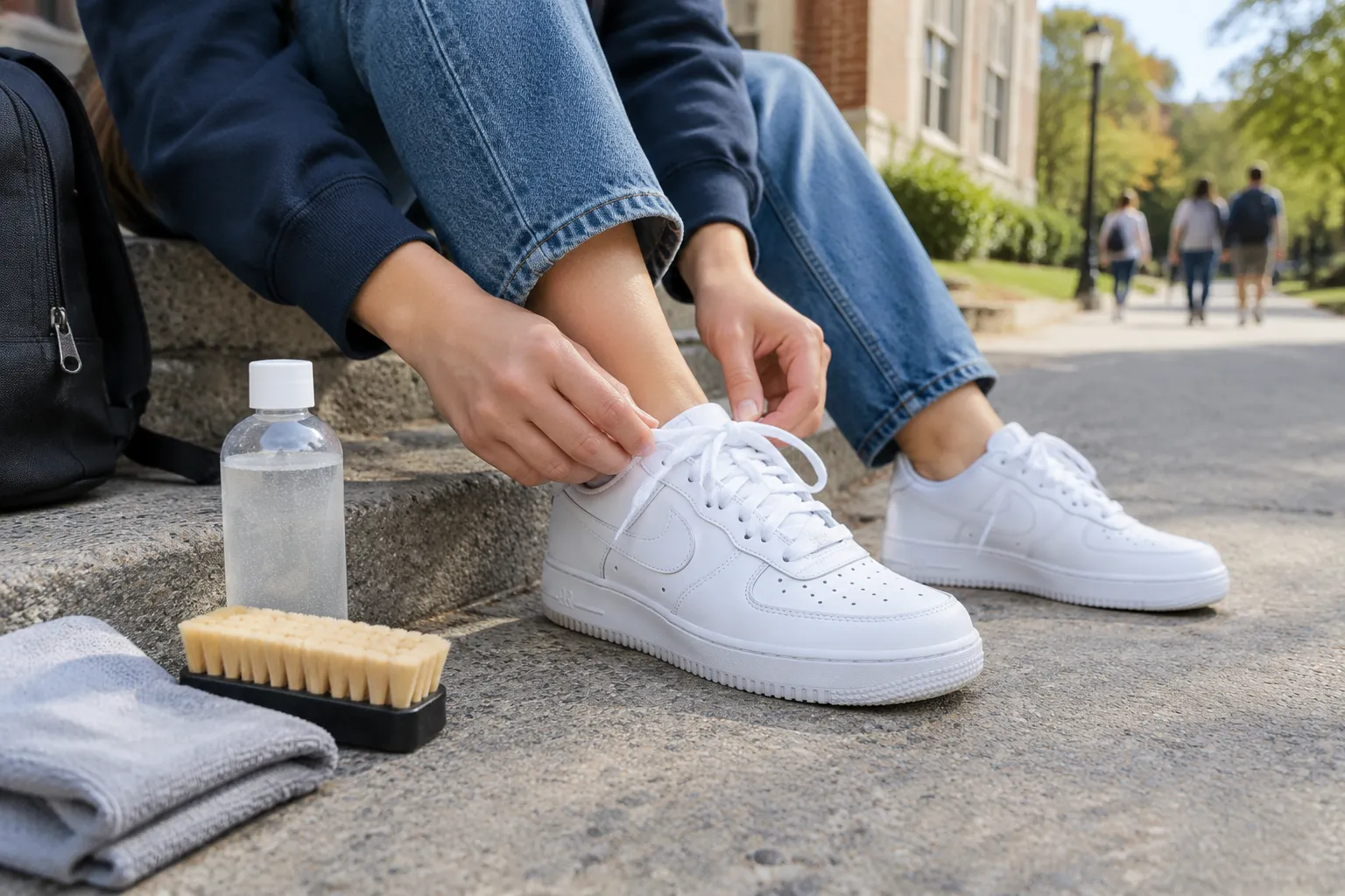 How to Choose White Sneakers That Actually Stay Clean on Campus