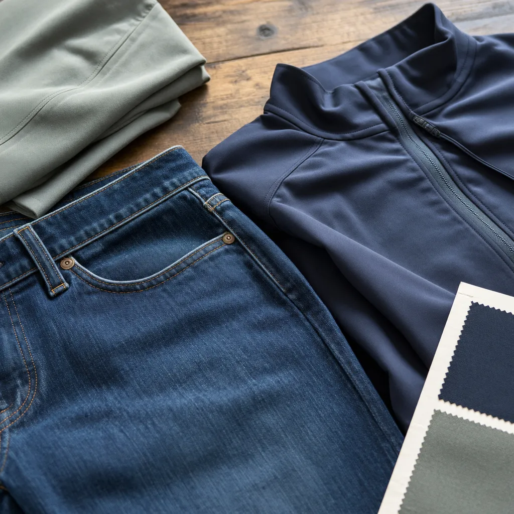 How to Mix Performance Fabrics With Denim Cleanly