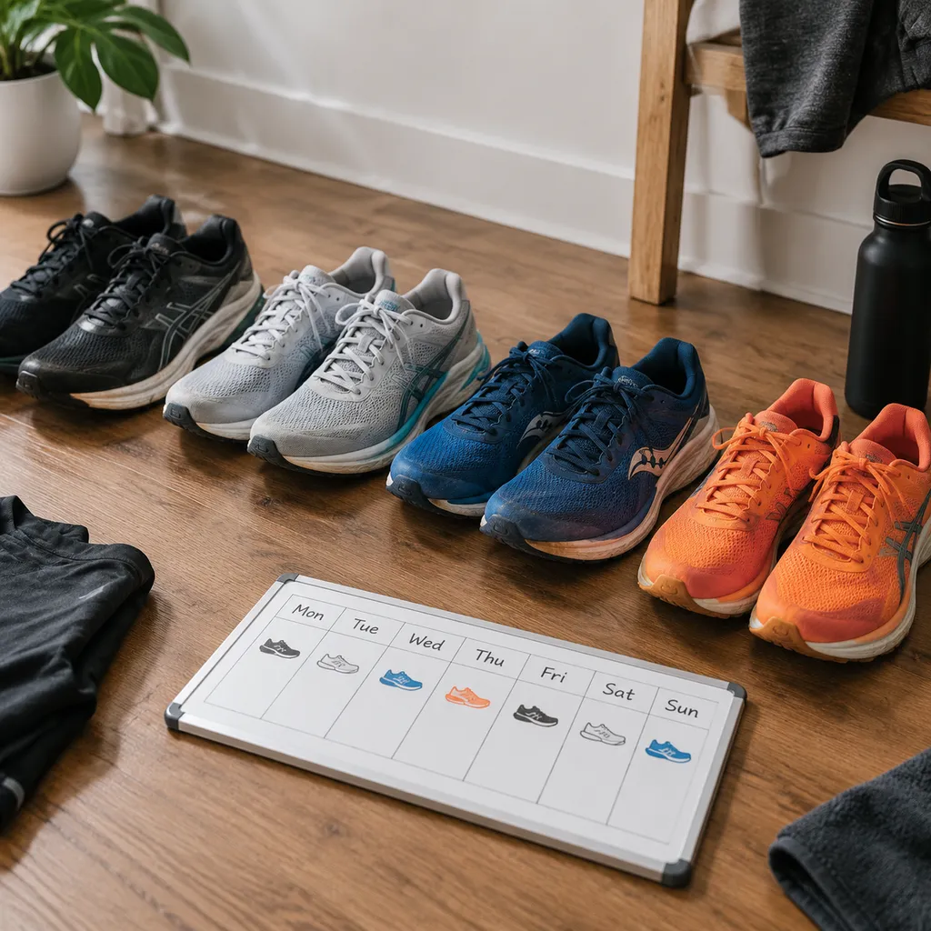 How to Rotate Running Shoes Across the Week