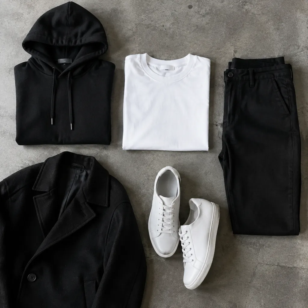 Monochrome Streetwear Looks You Can Build With Under 5 Pieces