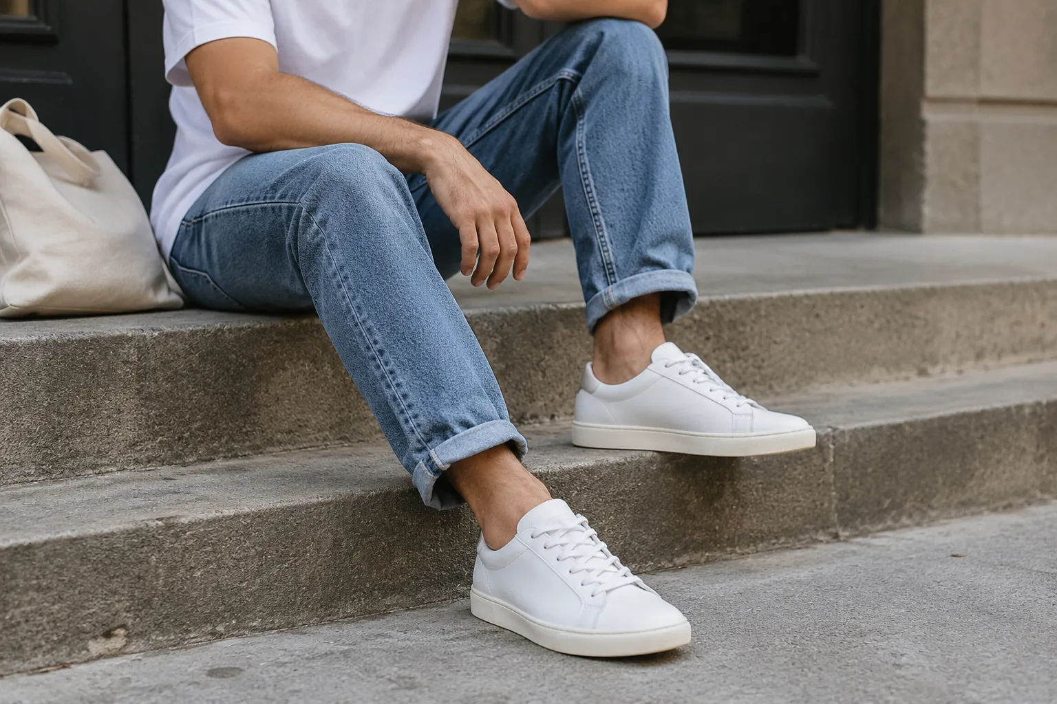 Neutral Sneakers That Instantly Elevate Basic Tees and Denim