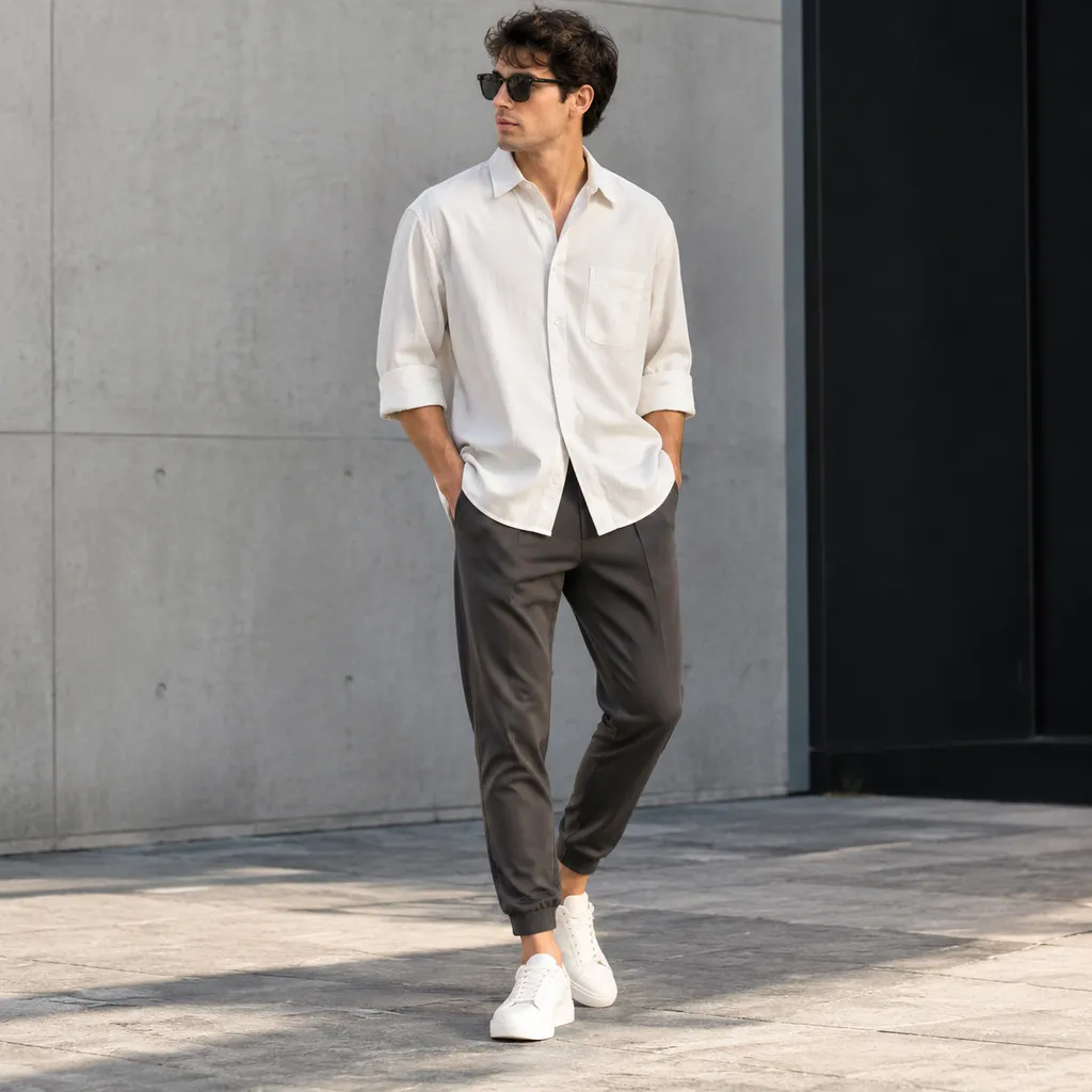 Oversized Shirts With Tailored Joggers: Balance Tips