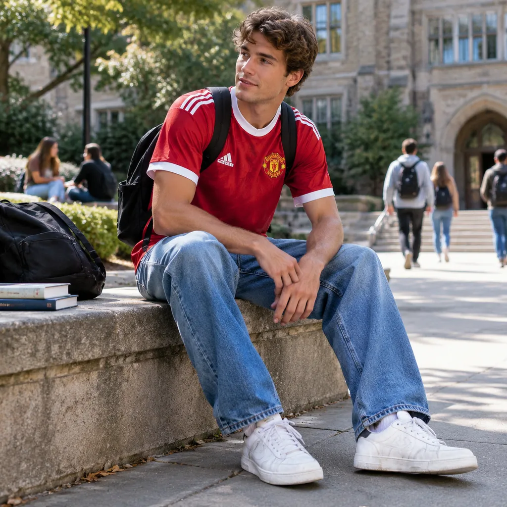 Premier League Shirt Outfits That Work for Campus Weekends